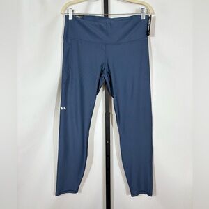 NWT Under Armour Tech Hi-Rise Ankle Legging Sz XL in Blue Gray